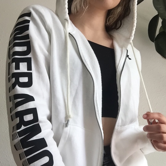 Under Armour Tops - White Under Armour Hoodie